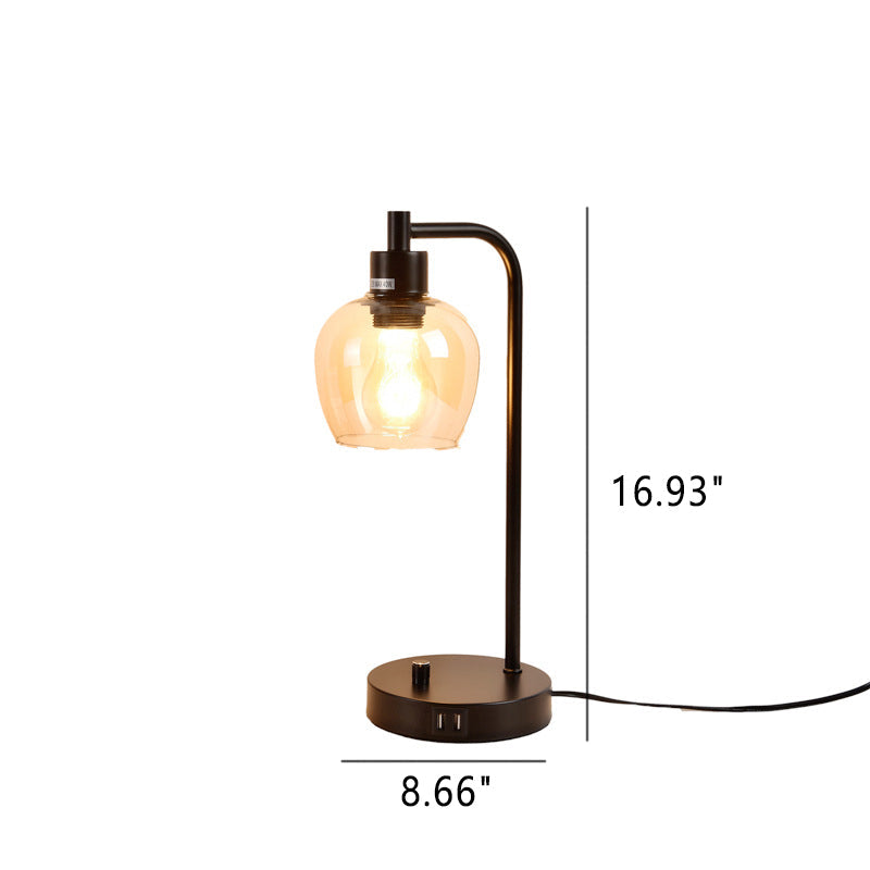 Glass Rechargeable Table Lamp