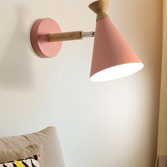 Bell Wood Wall Lamp
