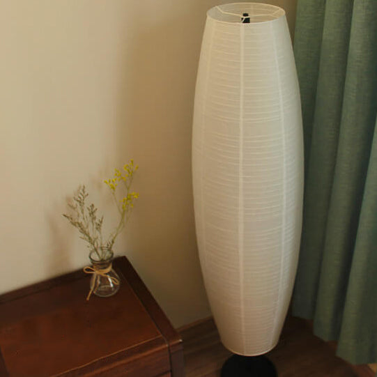 Nordic Minimalist Rice Paper 2-Light Floor Lamp