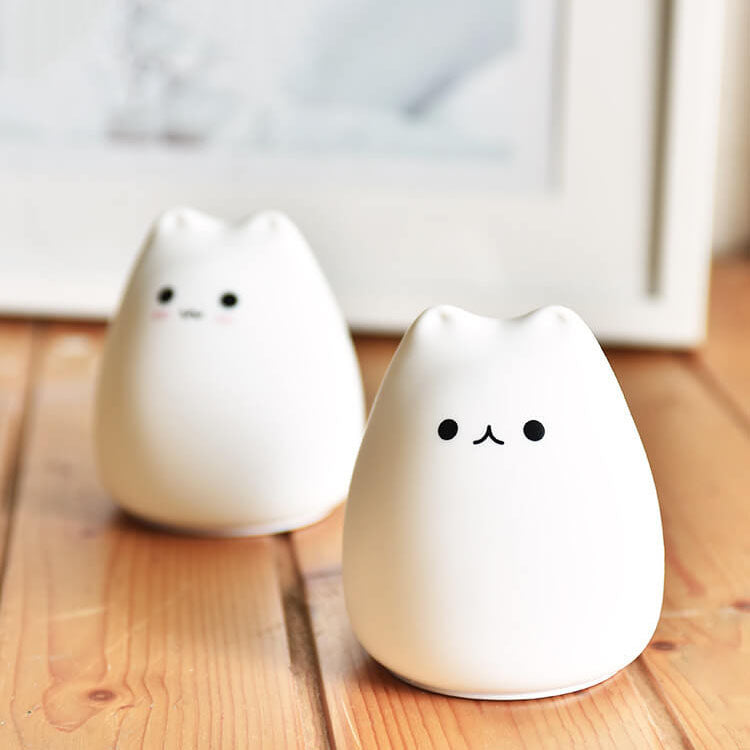 Cat Night Silicone Cat Table Lamp