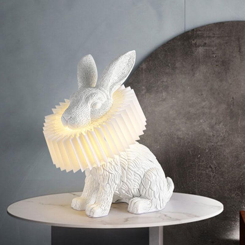 Resin Rabbit Table Lamp