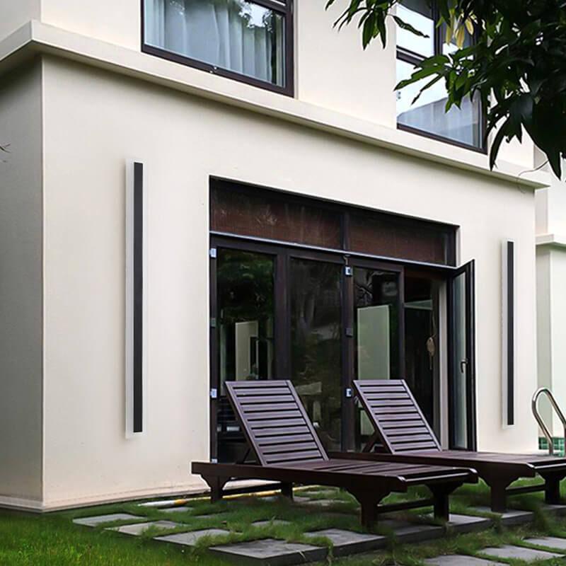 Minimalistic Elongated Bar Shaped Outdoor Light