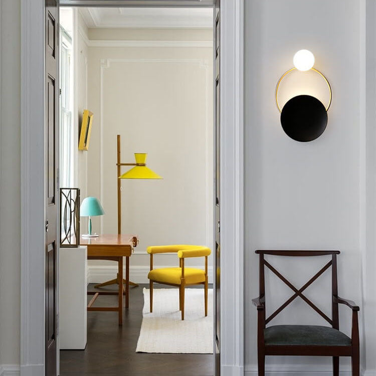 Metal Circle Wall Lamp