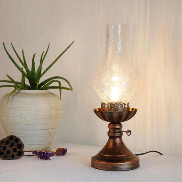 Antique Kerosene Oil Table Lamp