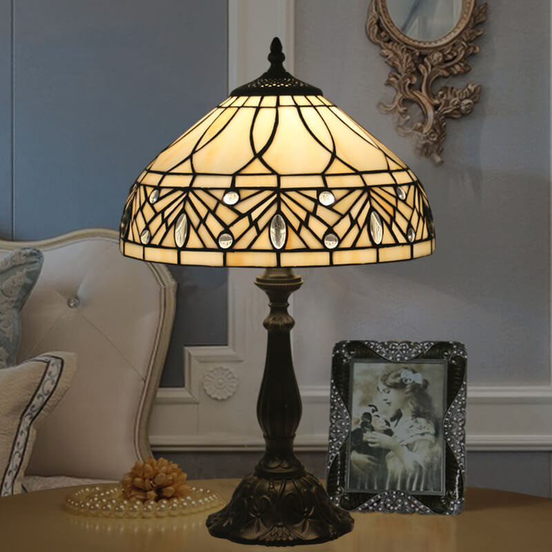 Baroque Gemstone Glass Table Lamp