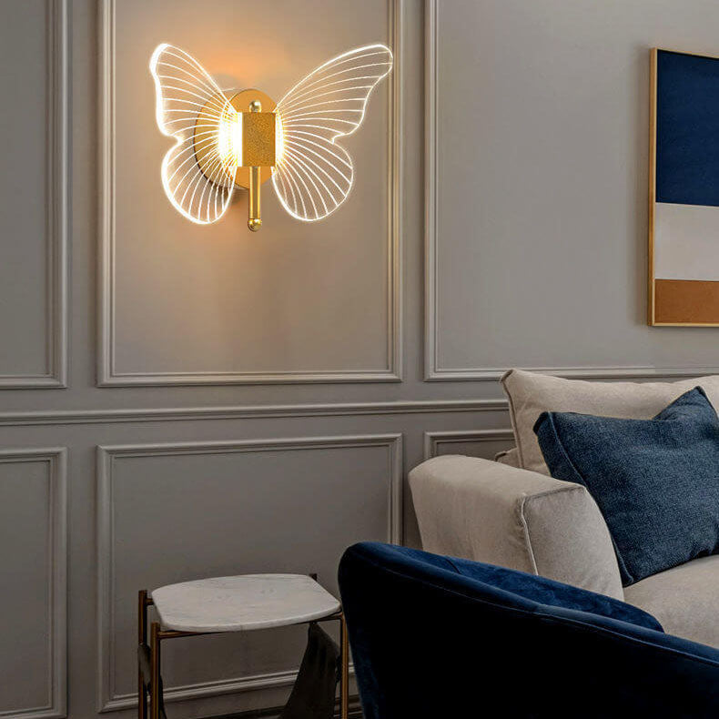 Butterfly Acrylic Wall Lamp