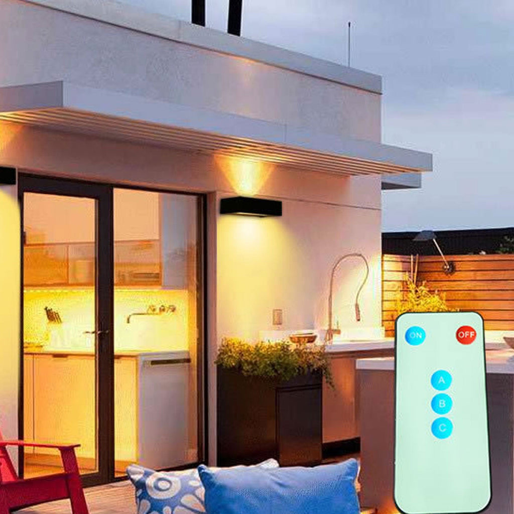 Aluminum Alloy Glass Remote Outdoor Light
