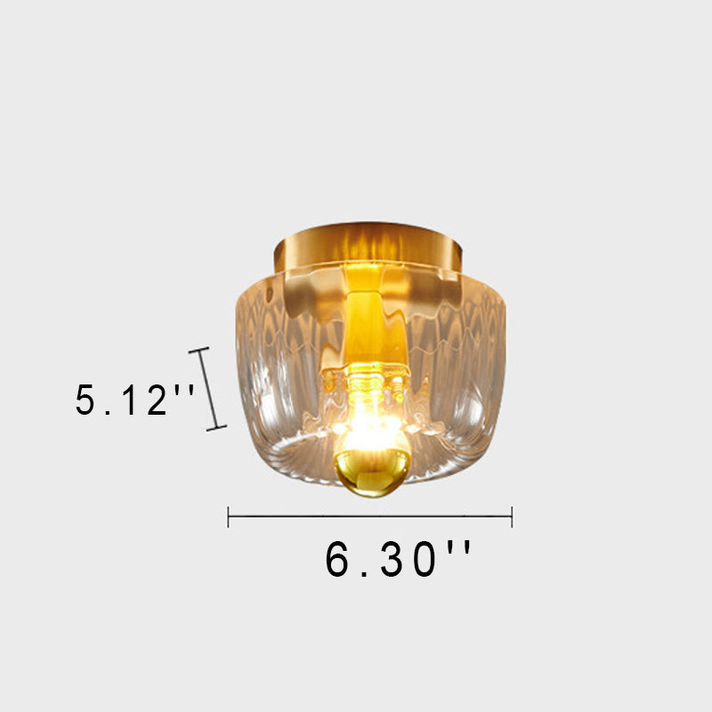 Glass Sun Shape Full Wall Lamp