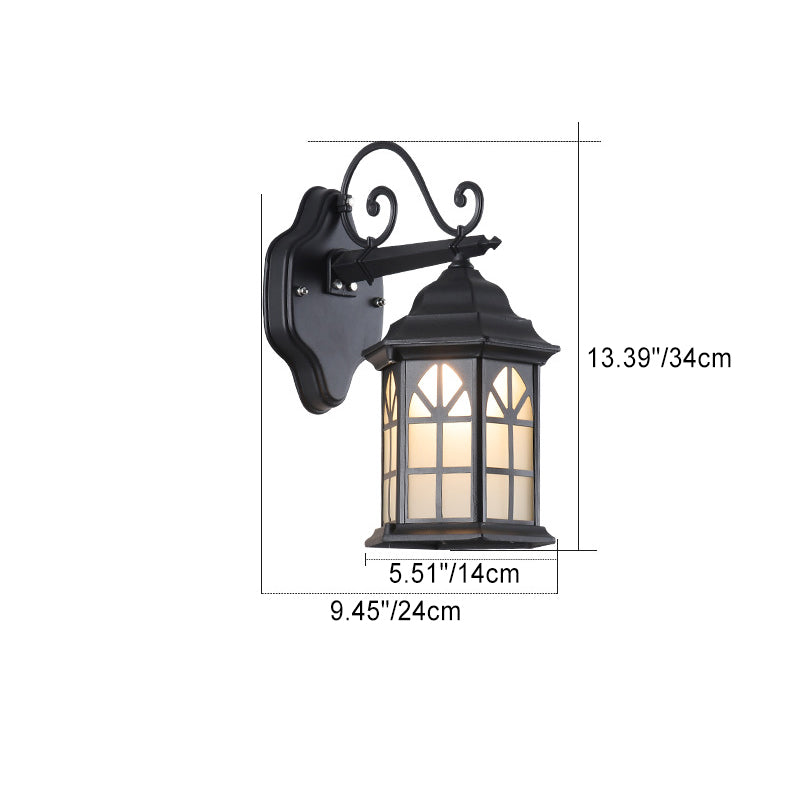 Aluminum Glass Cylinder House Outdoor Light