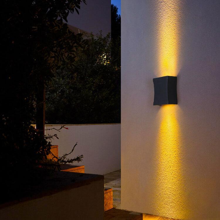 Square Aluminum Outdoor Light