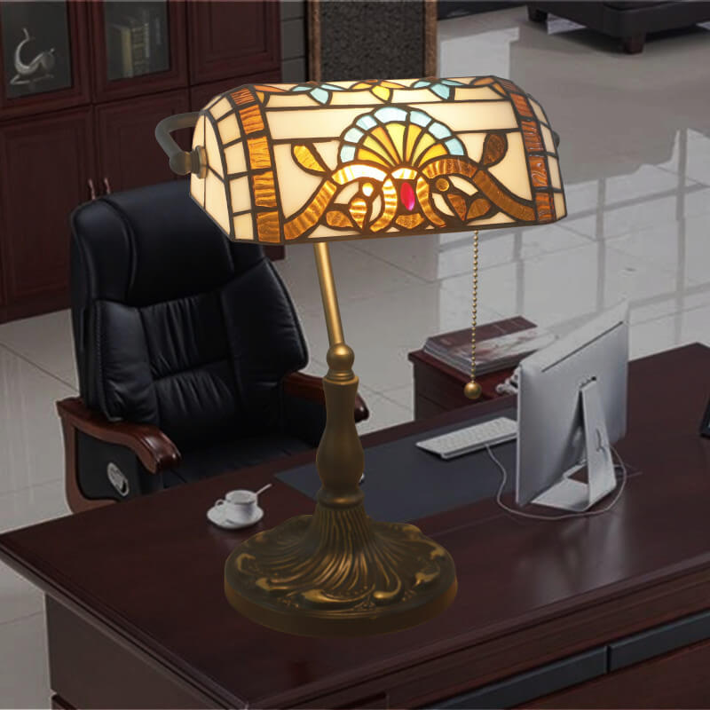 Stained Glass Zipper Switch Table Lamp