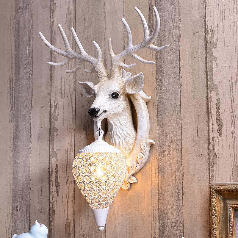 Antler Fruits Resin Wall Lamp