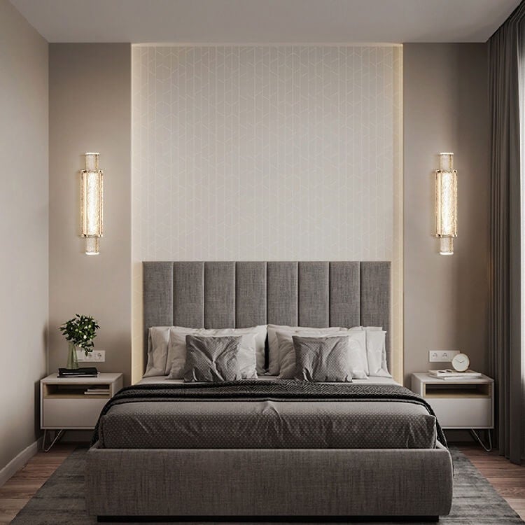 Bubble Glass Cylindrical Wall Lamp