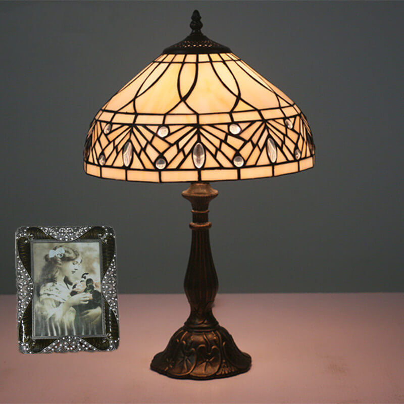 Baroque Gemstone Glass Table Lamp