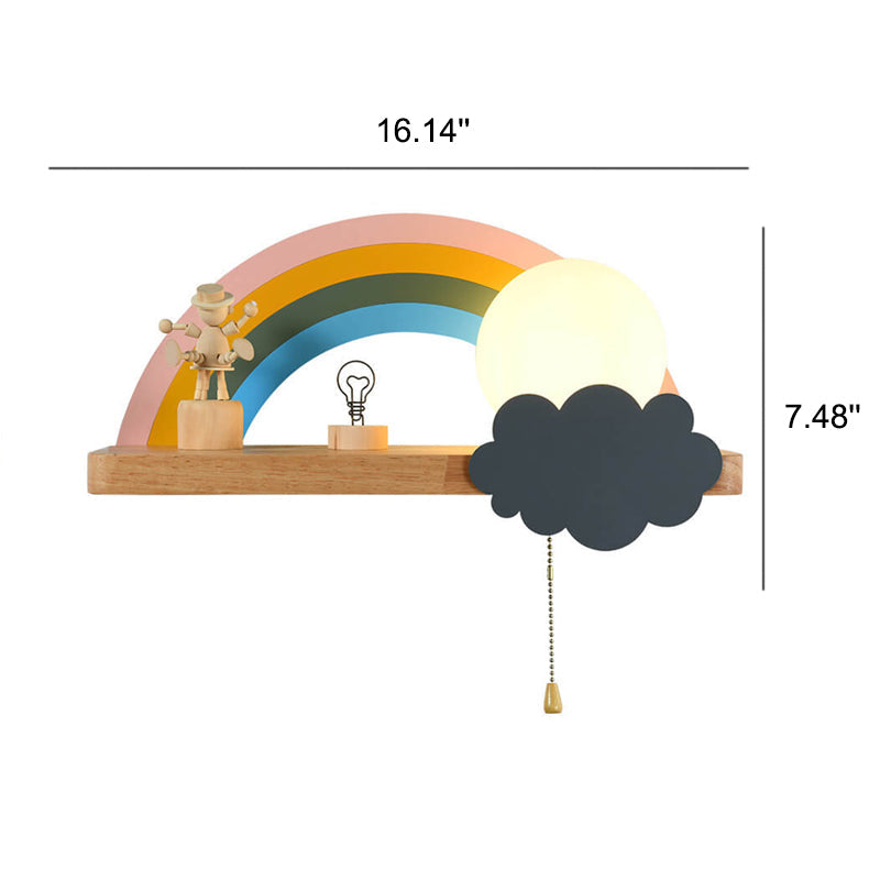 Cartoon Rainbow Wall Lamp