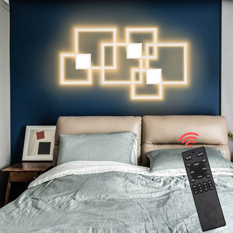 Square Combination Iron Wall Lamp