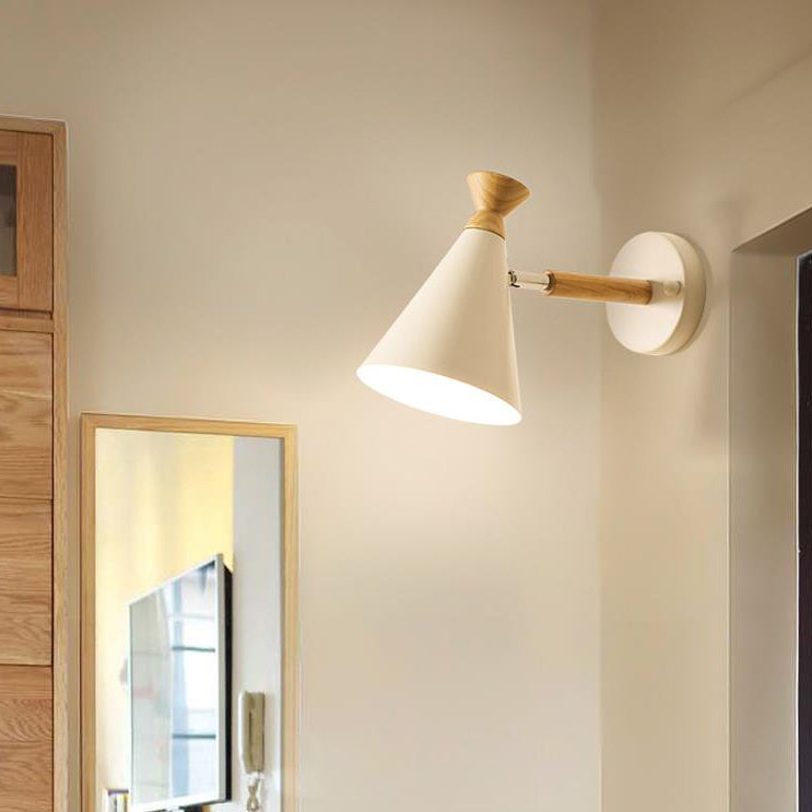 Bell Wood Wall Lamp