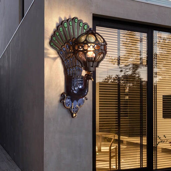 Peacock Outdoor Light