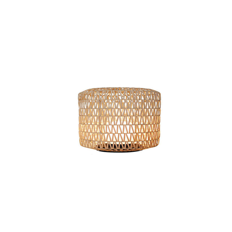 Rattan Column Lawn Outdoor Light