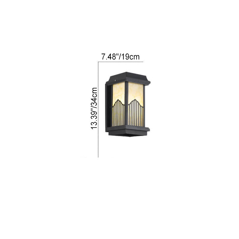 Aluminum Rectangular Column Outdoor Light