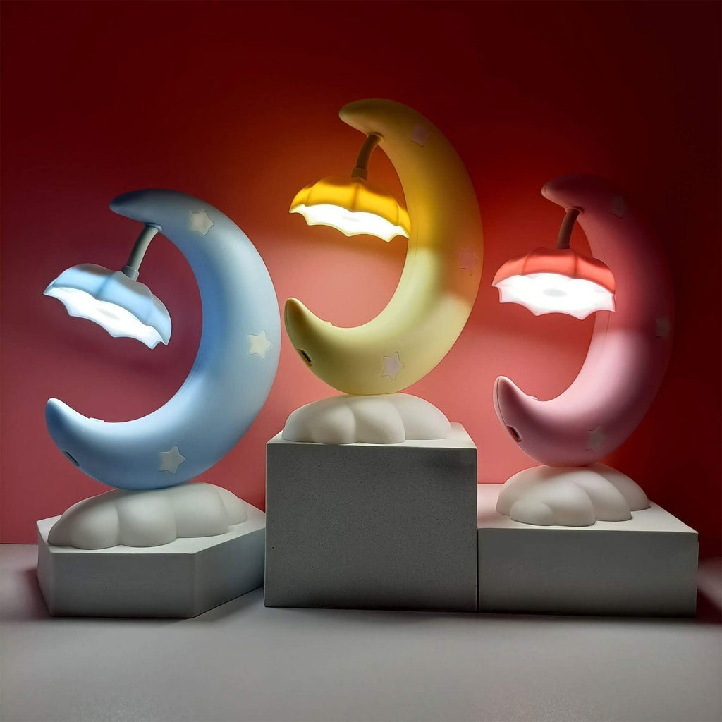 Cartoon Moon Boat Eye Table Lamp