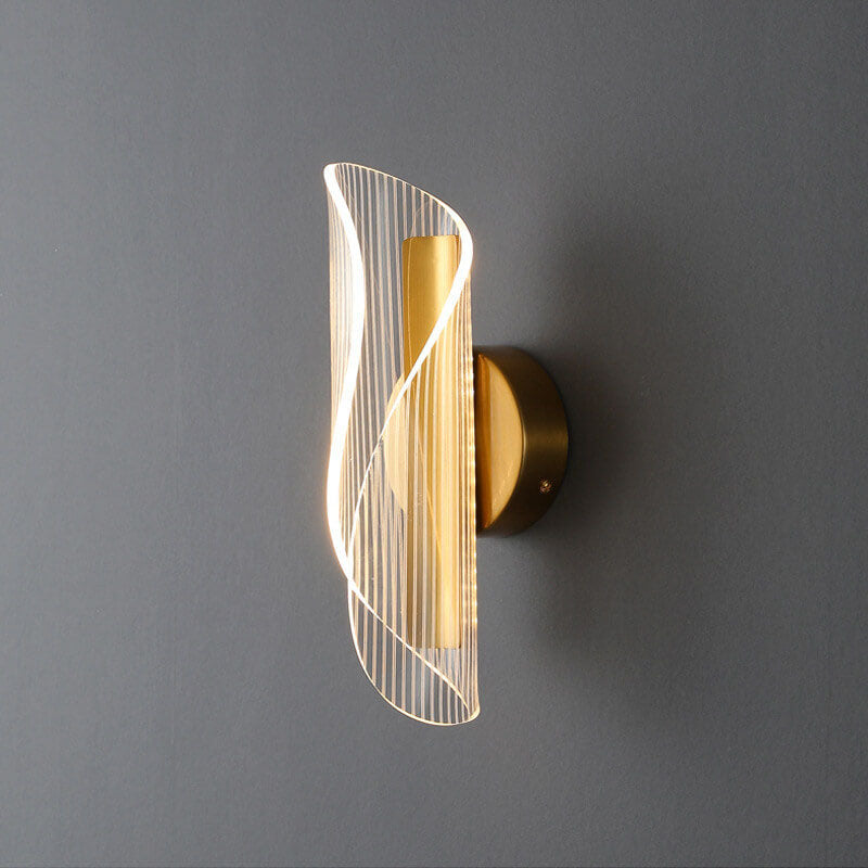 Acrylic Curly Wall Lamp
