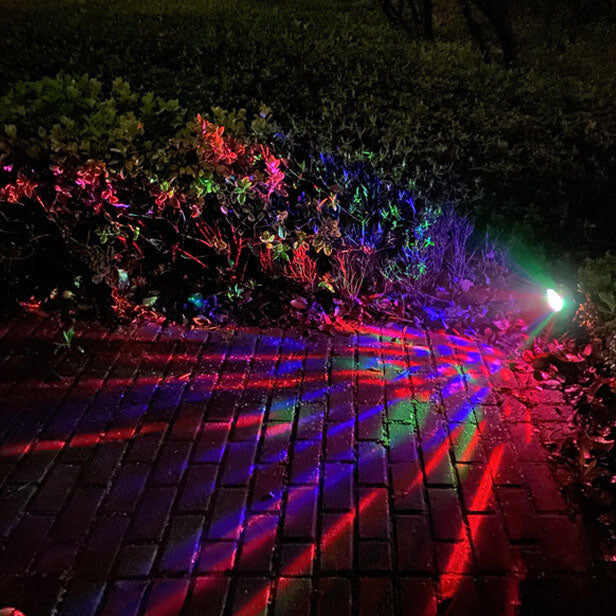 Rotating Color Projection Garden Outdoor Light