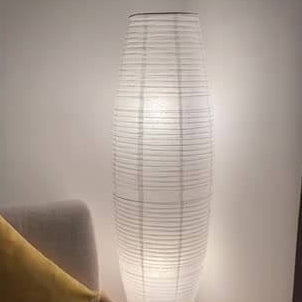 Nordic Minimalist Rice Paper 2-Light Floor Lamp