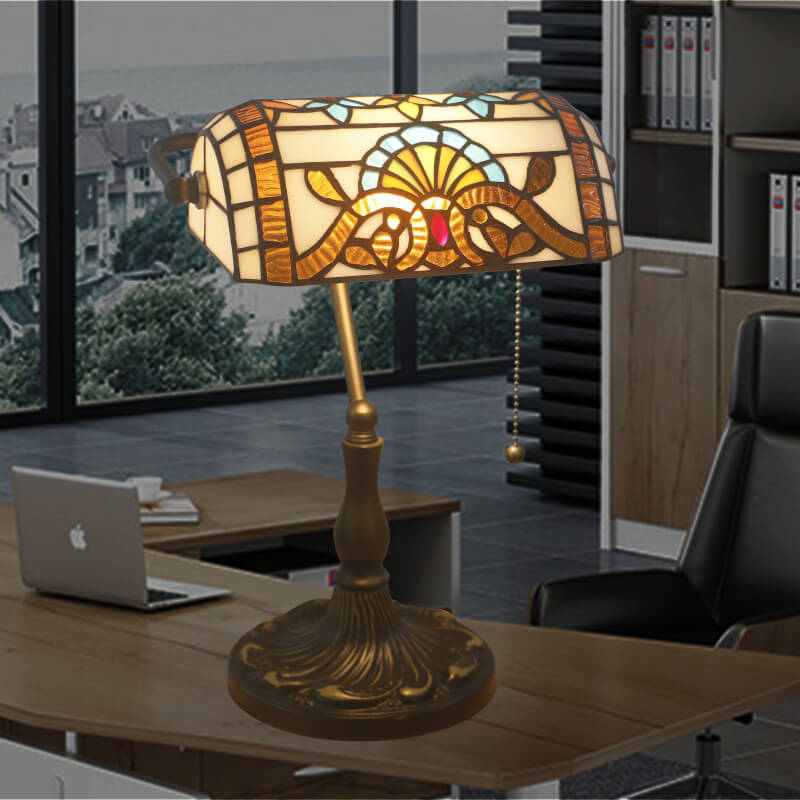 Stained Glass Zipper Switch Table Lamp