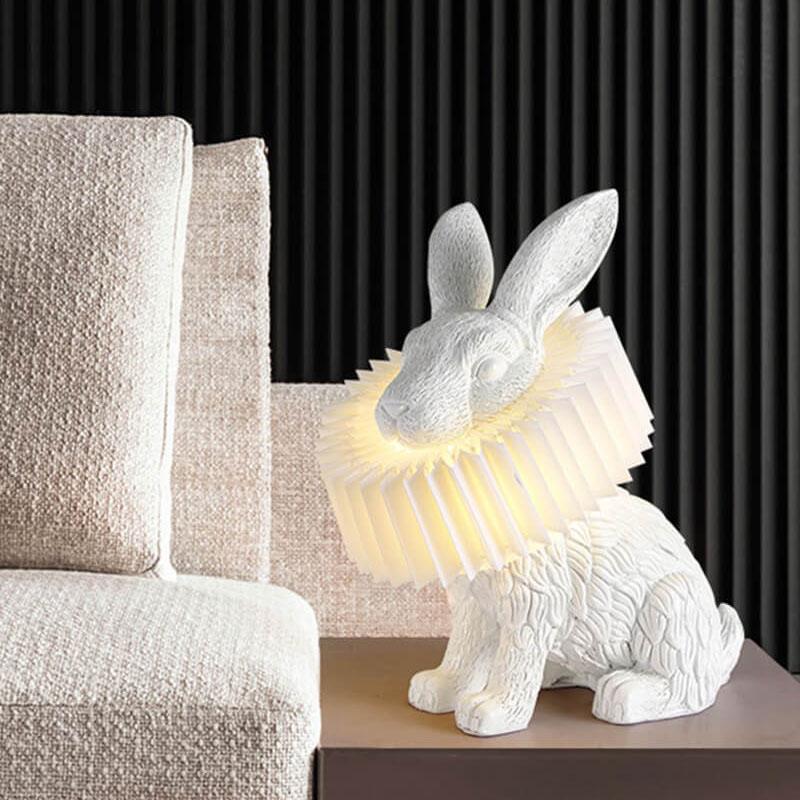 Resin Rabbit Table Lamp