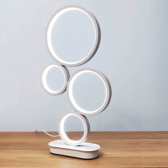 4-Circle Ring Table Lamp