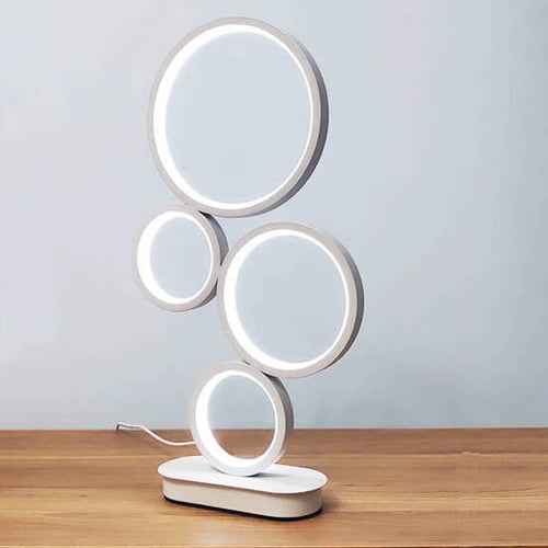 4-Circle Ring Table Lamp