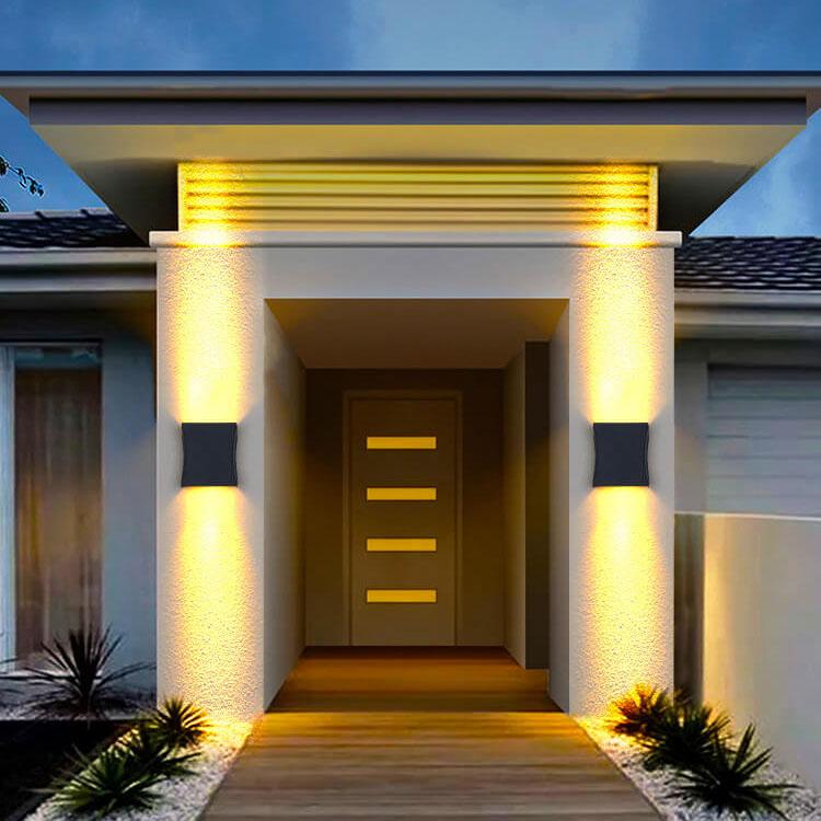 Square Aluminum Outdoor Light