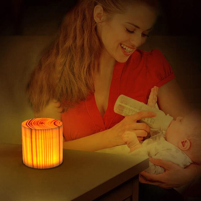 Wood Touch Night Table Lamp
