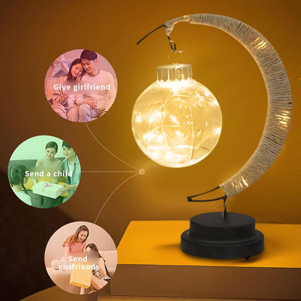 Wishing Ball Moon Night Table Lamp