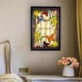 Stained Glass Rectangular Decorative Wall Lamp