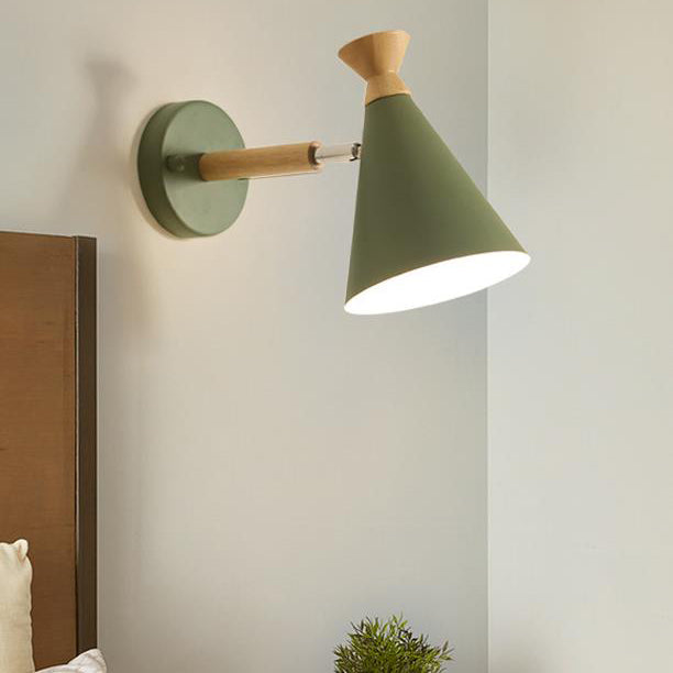 Bell Wood Wall Lamp