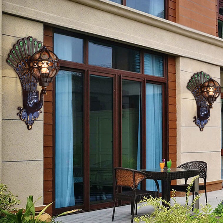 Peacock Outdoor Light