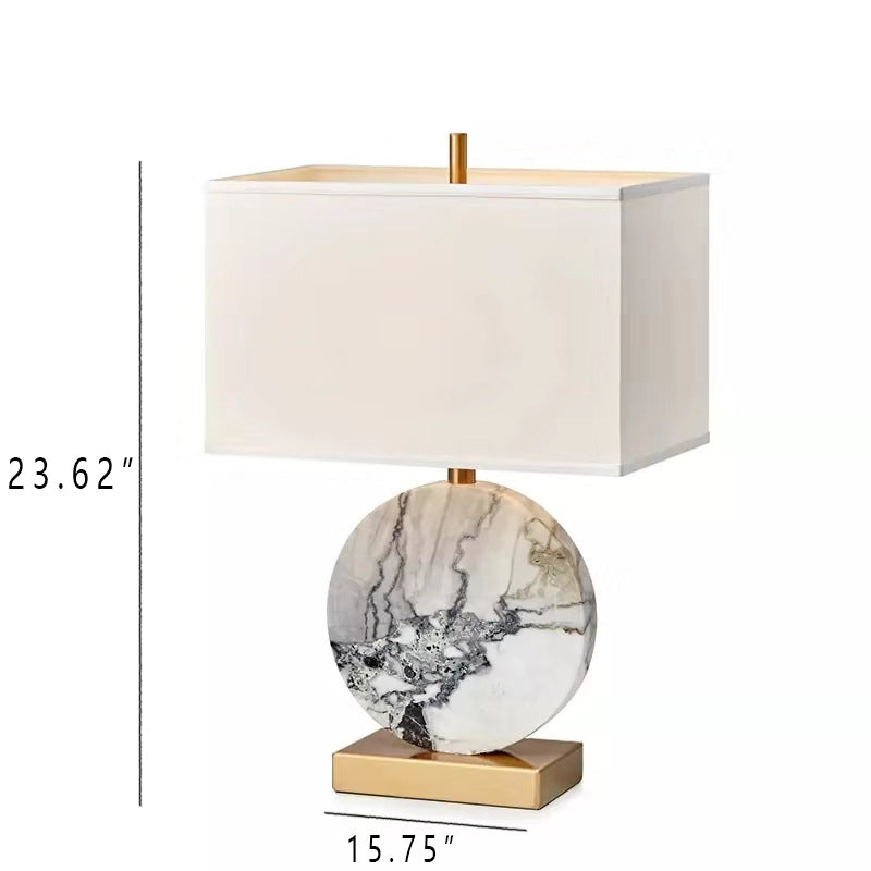 Marble Texture Table Lamp