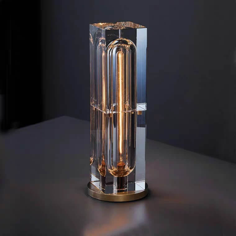 Crystal Stereo Geometric Design Table Lamp