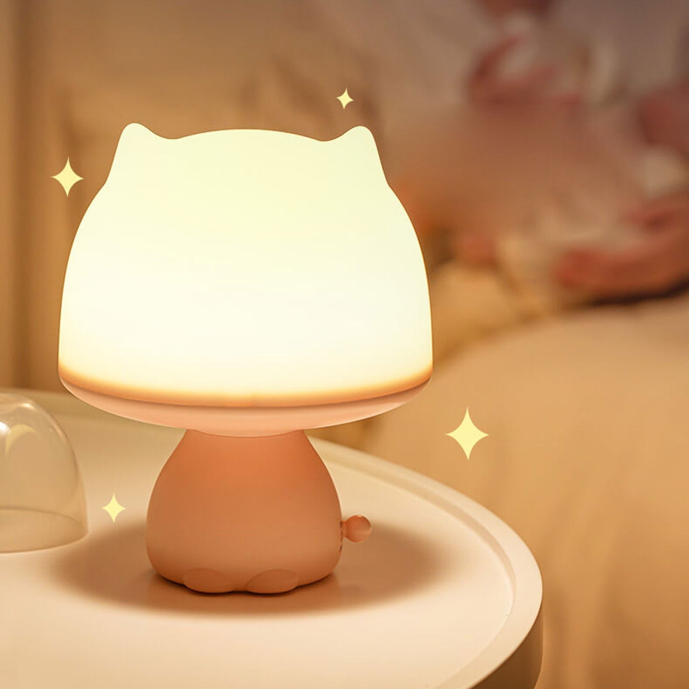 Cartoon Night Rechargeable Smart Table Lamp