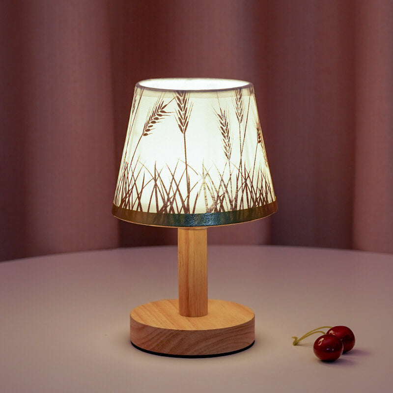 Linen Drum Table Lamp