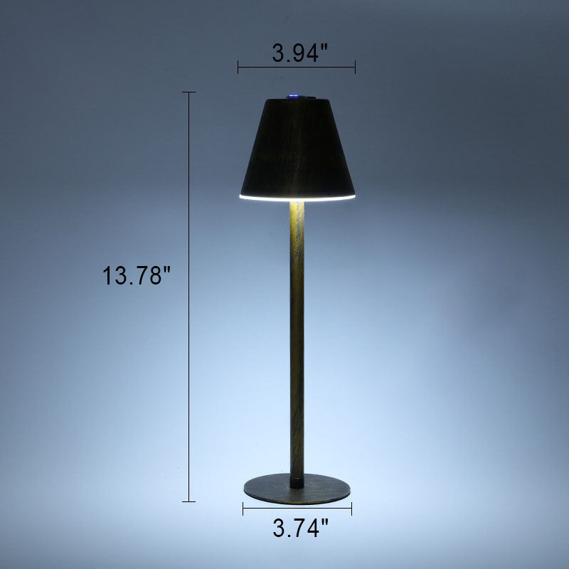 Solid Color Mushroom Hardware Table Lamp