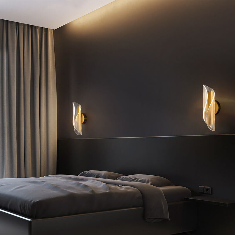 Acrylic Curly Wall Lamp