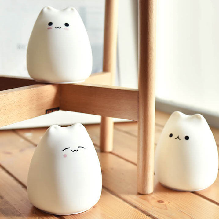 Cat Night Silicone Cat Table Lamp