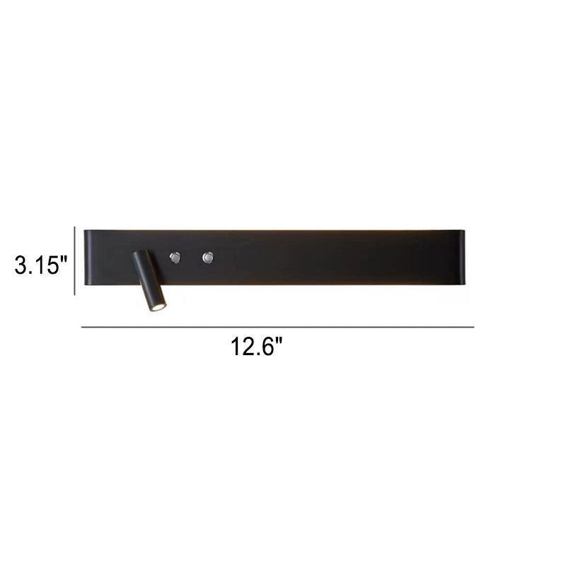 Rectangular Aluminum Iron Wall Lamp