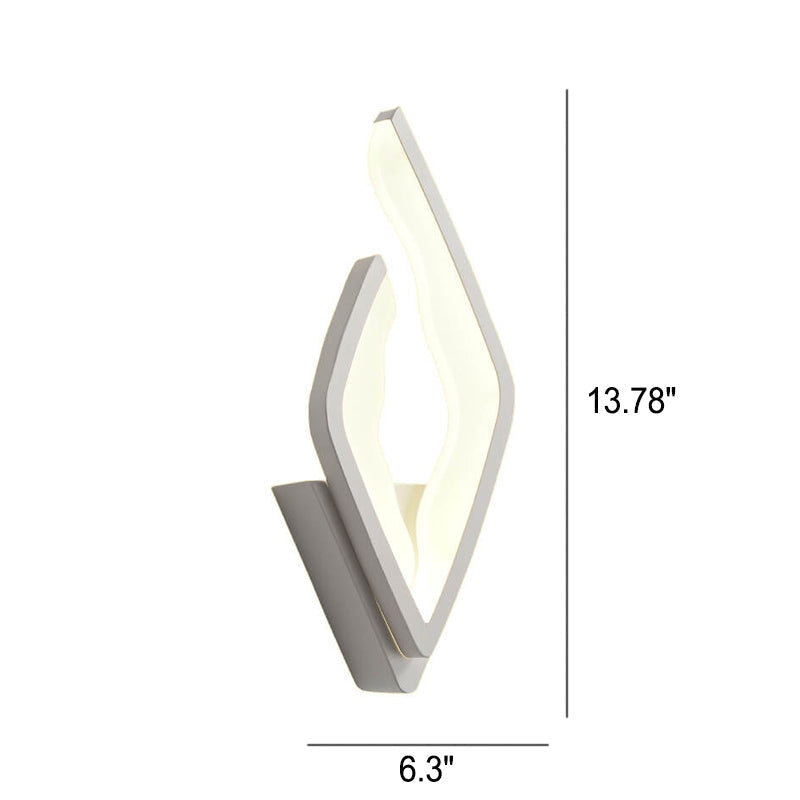 Acrylic Flame Design Wall Lamp