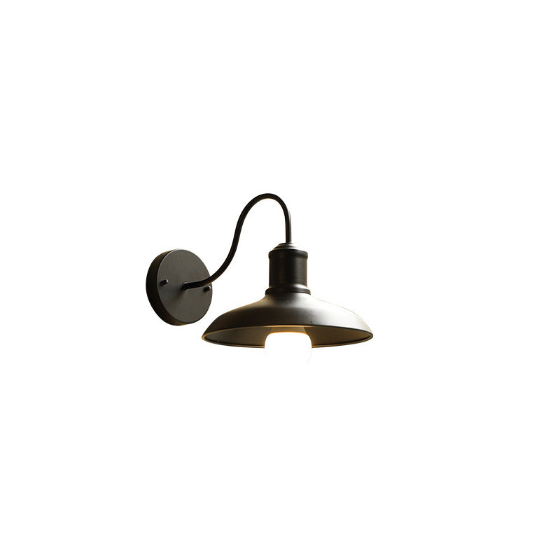Loft Dome Iron Bent Outdoor Light