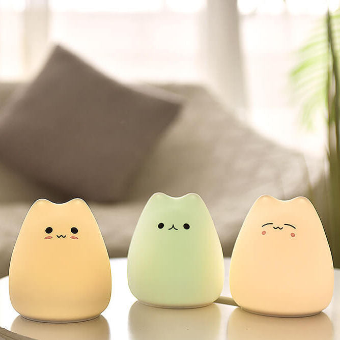 Cat Night Silicone Cat Table Lamp