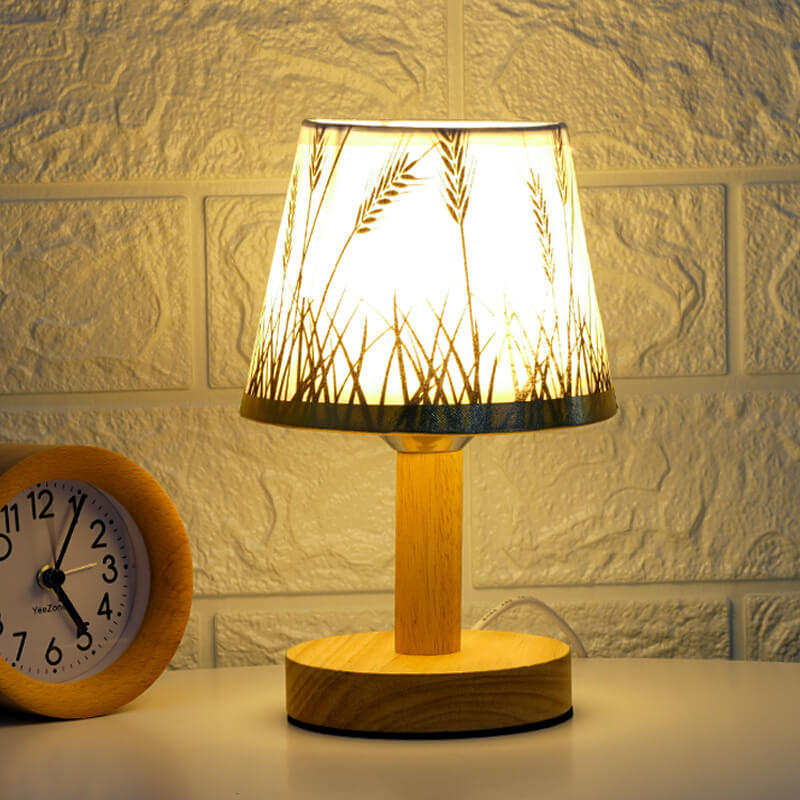 Linen Drum Table Lamp